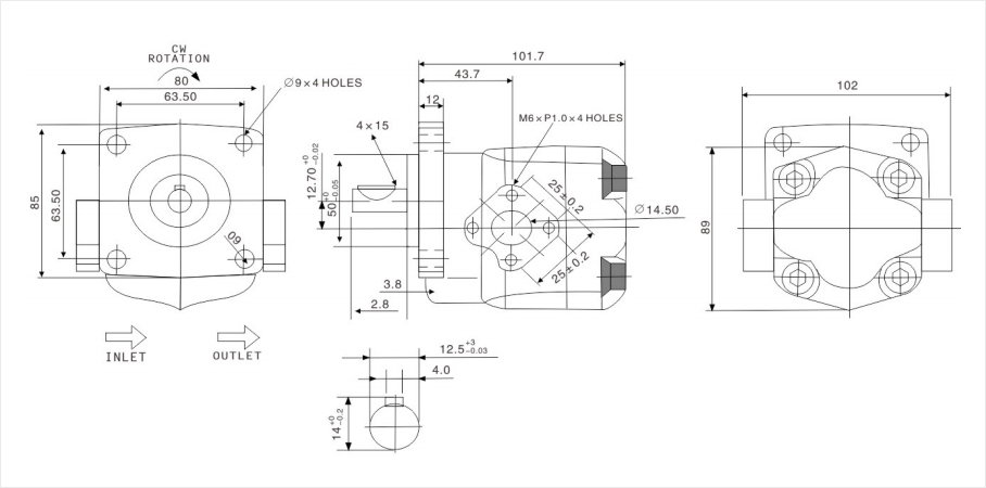 高压齿轮泵HGP-2A系列